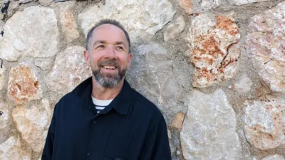 Headshot of author Andy Mitchell