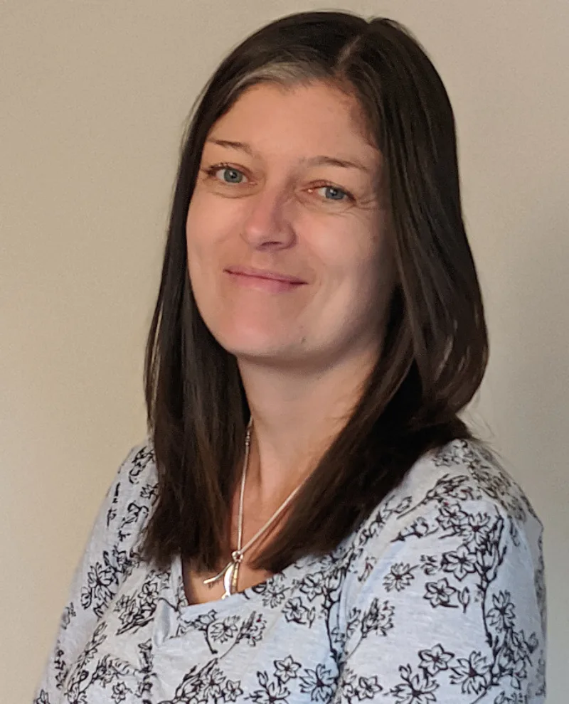 Headshot of author Caroline Bishop