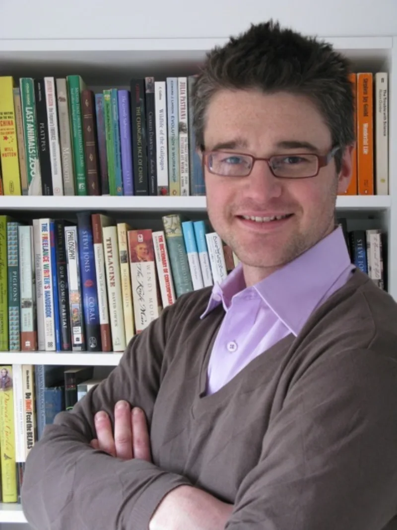 Headshot of author Henry Nicholls