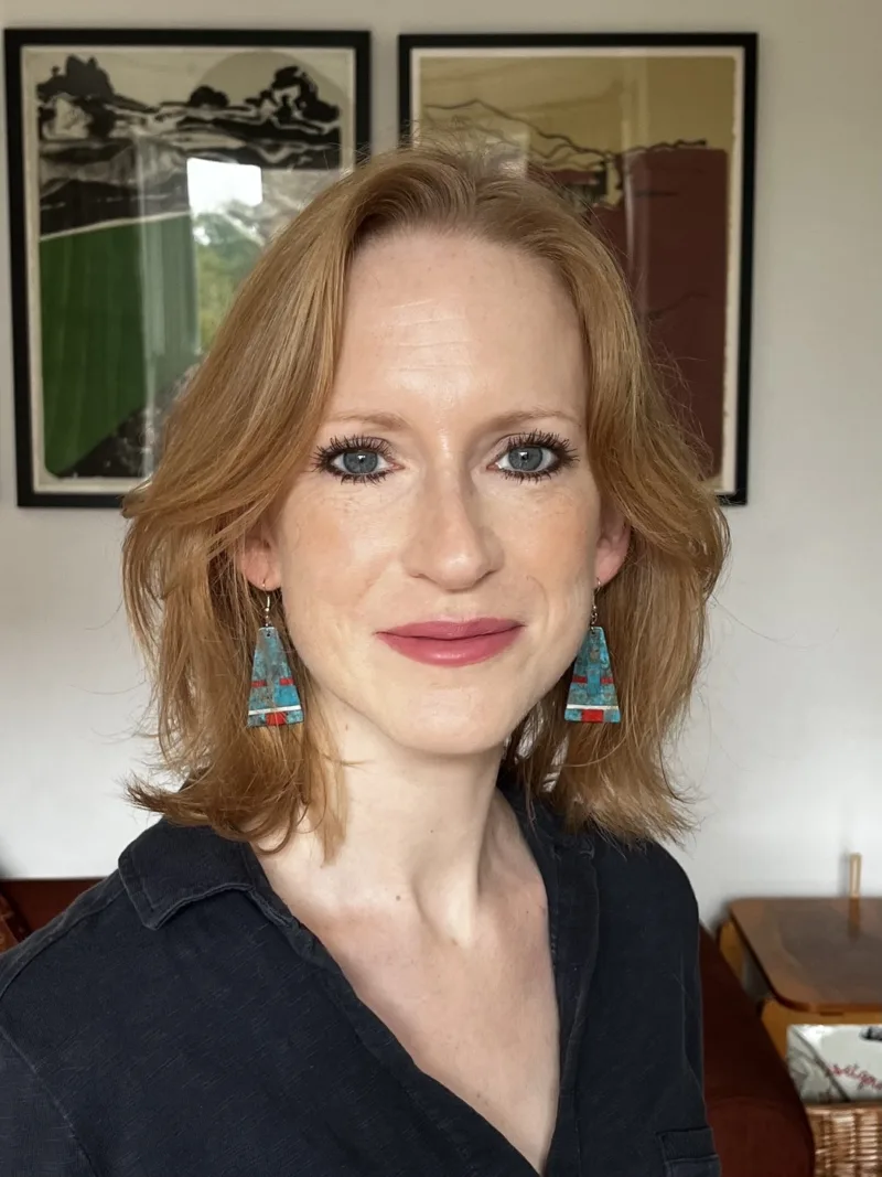 Headshot of author Dr Caroline Dodds Pennock