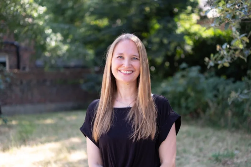 Headshot of author Harriet Over