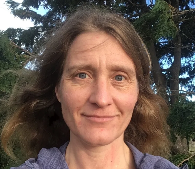 Headshot of author Katty Baird