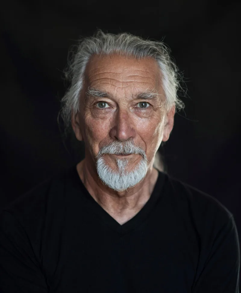 Headshot of author M John Harrison